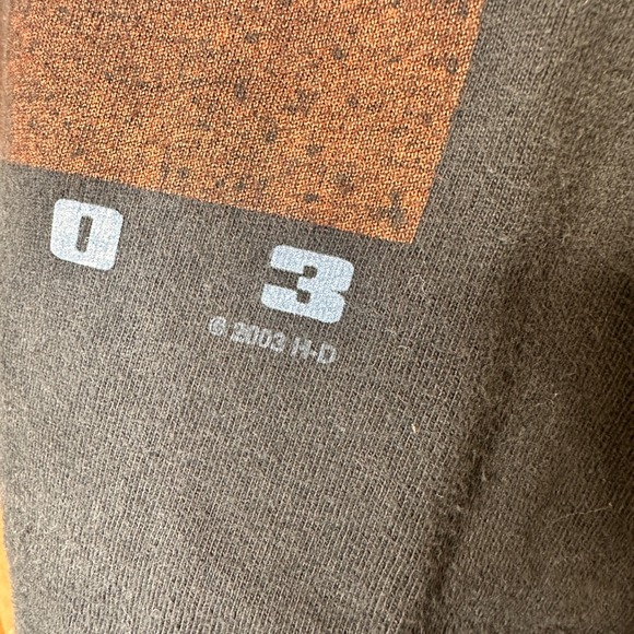 Vintage Harley Davidson Authentic Motorcycle Graphic T-Shirt Men Large Ohio 2003 - Picture 4 of 8